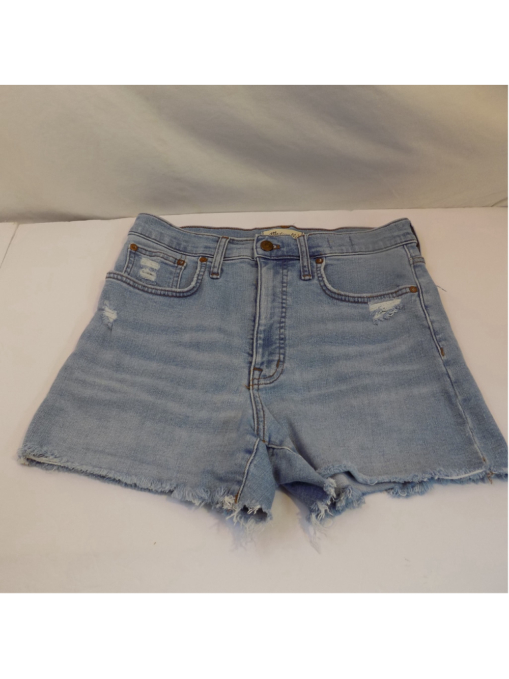 Women's Madewell High-Rise Denim Shorts Size 28 Blue
